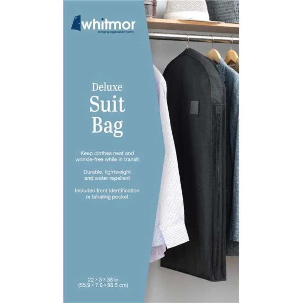 Garment Bag Suit Cover Zippered Travel Storage Hanging Clothes Protector